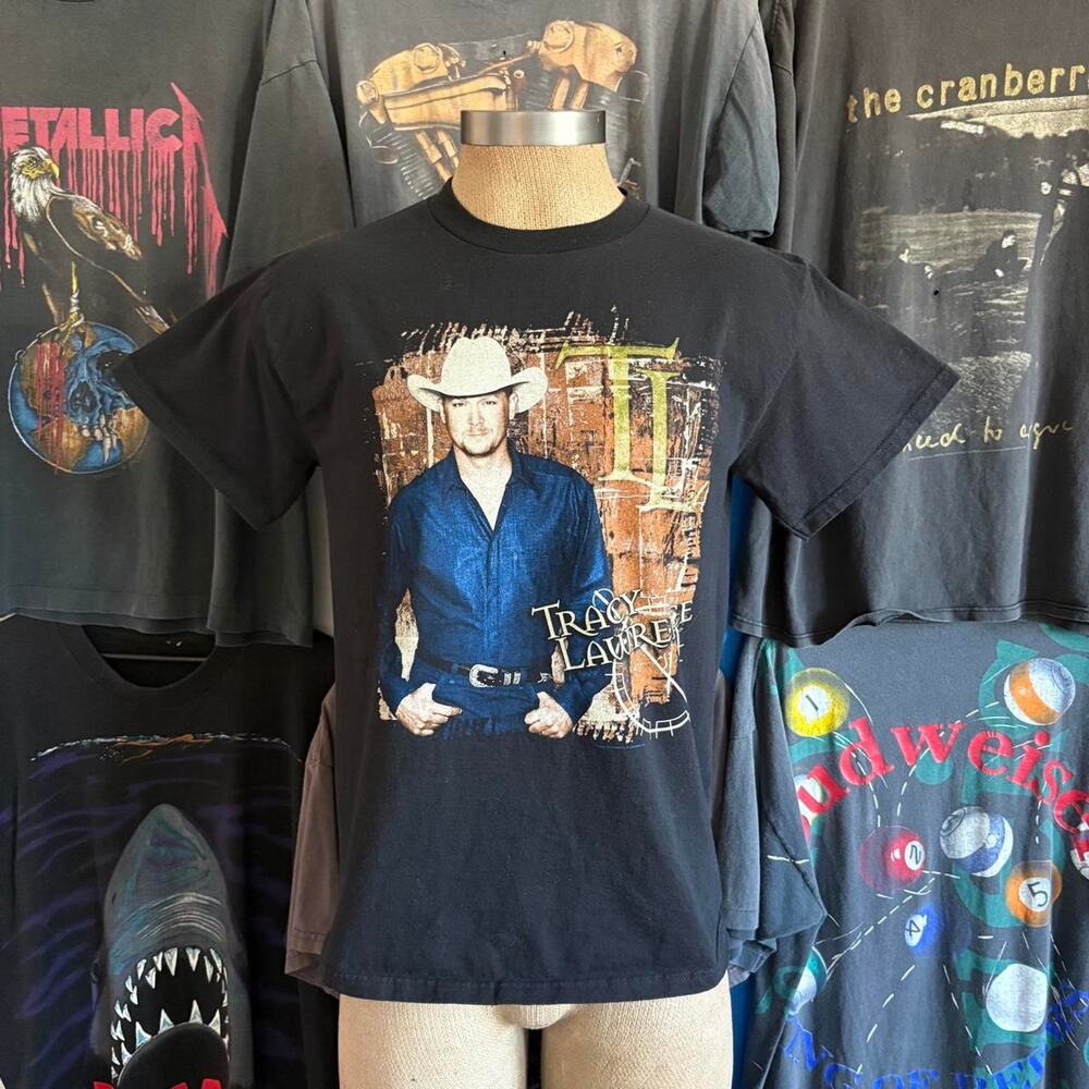 Vintage 2000s tracy Lawrence Country T-shirt